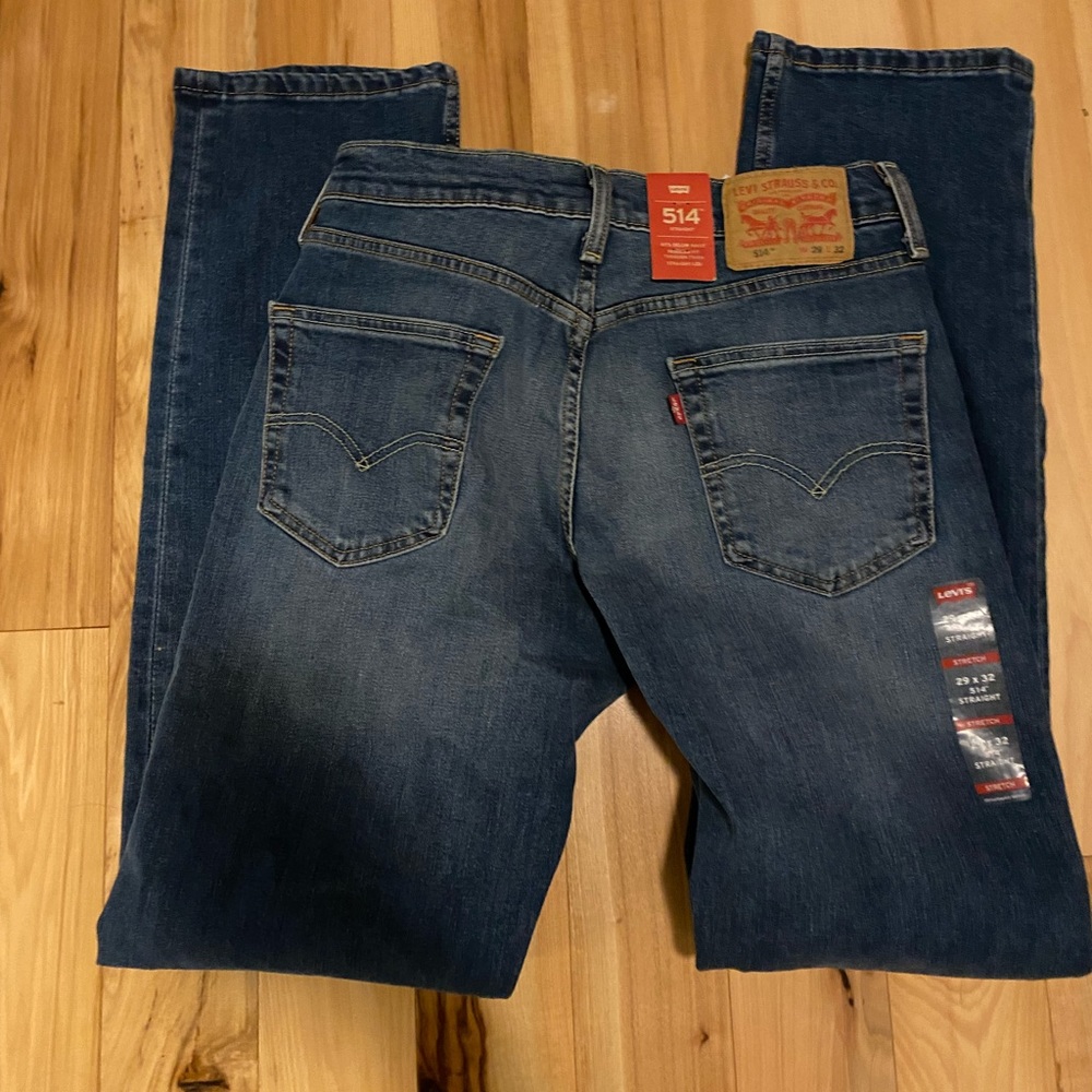 Men’s Levi’s 514 straight 29x32 NWT